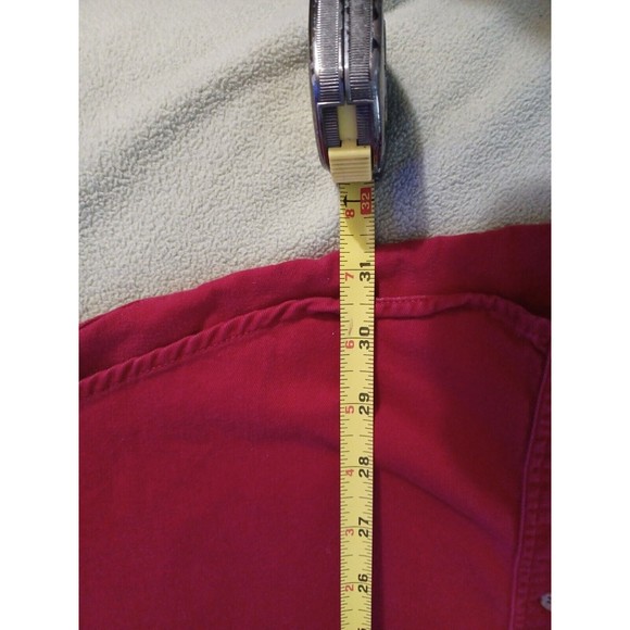 VTG Madison Trader Washed Cotton Mens XL Long Sleeve Button Down Shirt Heavy - Picture 8 of 11